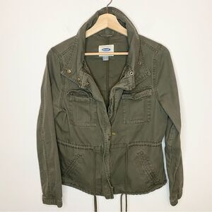 Old navy cargo army green jacket size small
